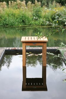 Traditional Teak SISI Table d&#039;appoint 40 x 40 cm