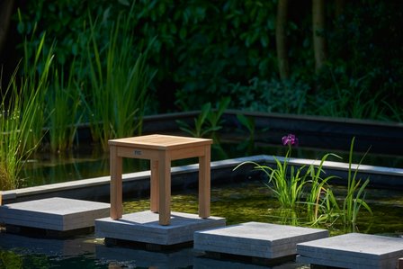 Traditional Teak SISI Table d&#039;appoint 40 x 40 cm