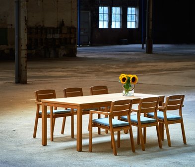 Traditional Teak FLORIS table 152 x 91 cm 