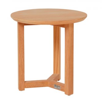 Traditional Teak MANON Table d&#039;appoint &Oslash; 40 cm