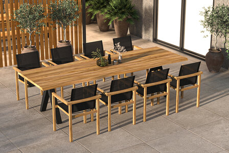 Traditional Teak NEO Table de jardin 300 x 100 cm