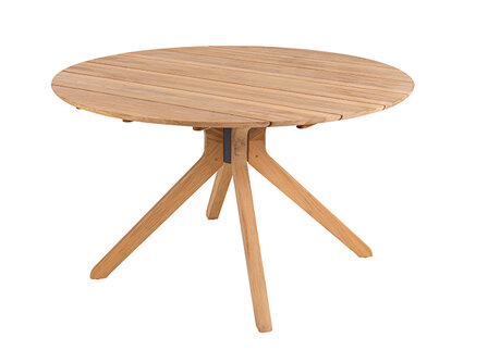 Traditional Teak CARMEN Table de Jardin &Oslash; 132 cm 