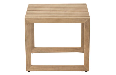 Traditional Teak MAXIMA Table d&#039;Appoint 40 x 40 cm