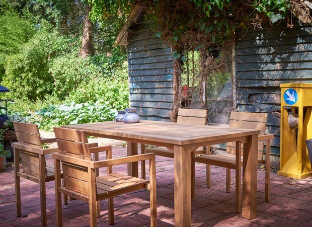 Traditional Teak MAXIMA table de jardin 240 x 103 cm