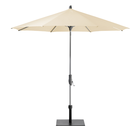 Glatz Alu-twist Easy Parasol &Oslash; 270 cm (150 Eggshell) 